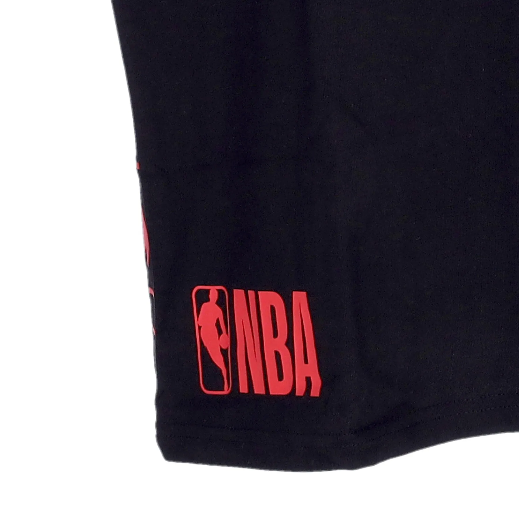 Maglietta Uomo Nba Half Logo Oversized Tee Chibul Black/front Door Red