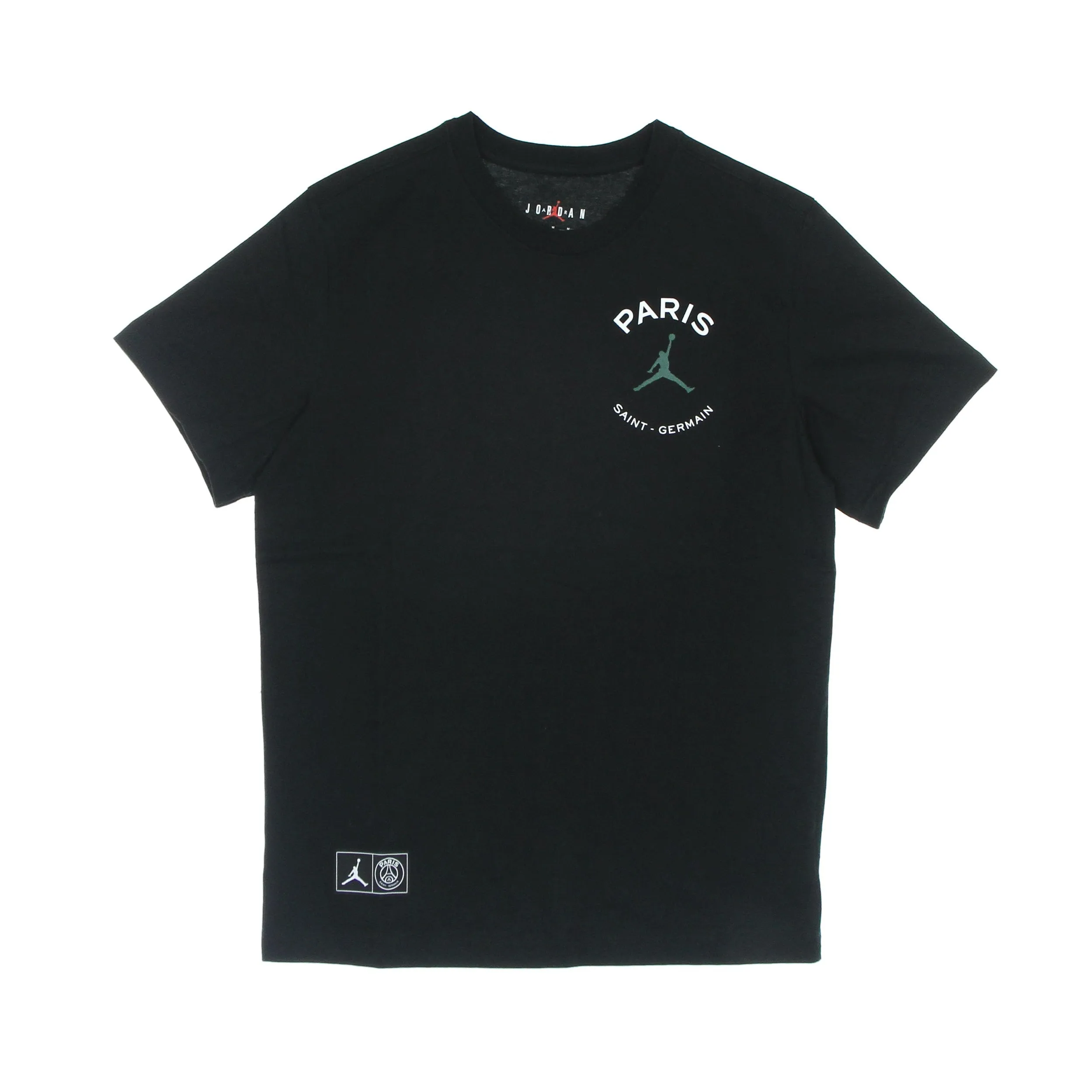 Maglietta Uomo Paris Saint-germain Logo Tee Black/noble Green
