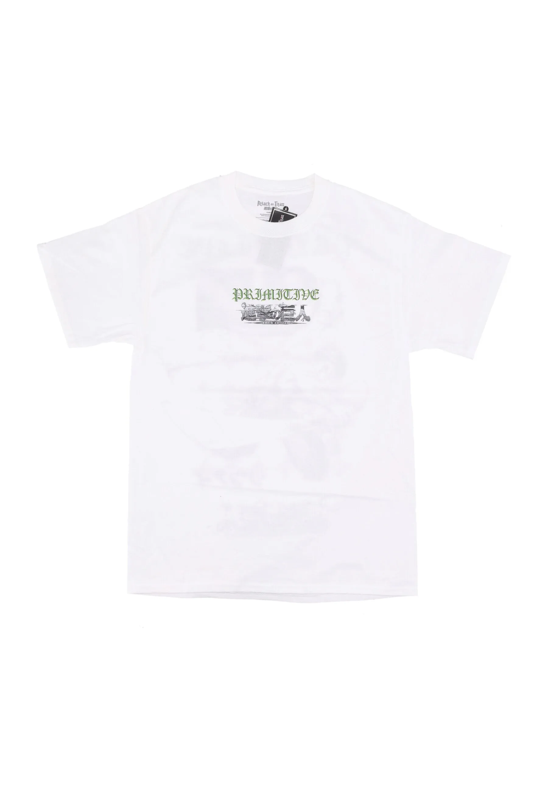 Maglietta Uomo Scout Tee X Attack On Titan White