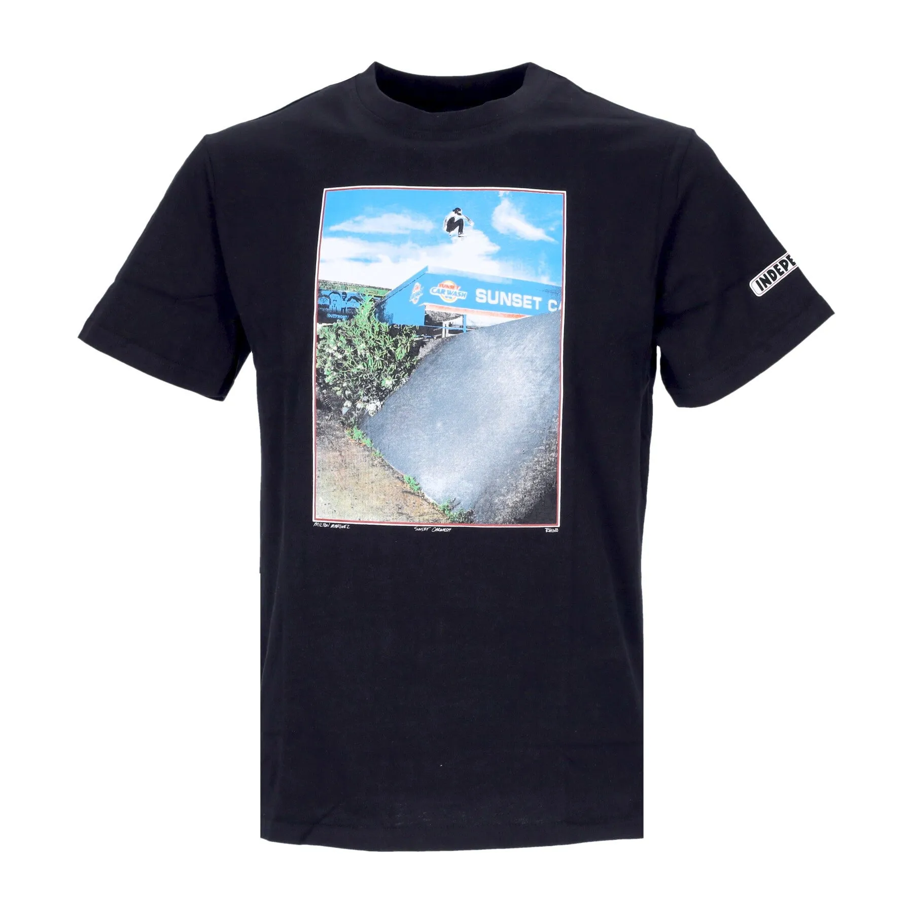 Maglietta Uomo Sunset Carwash Tee Black