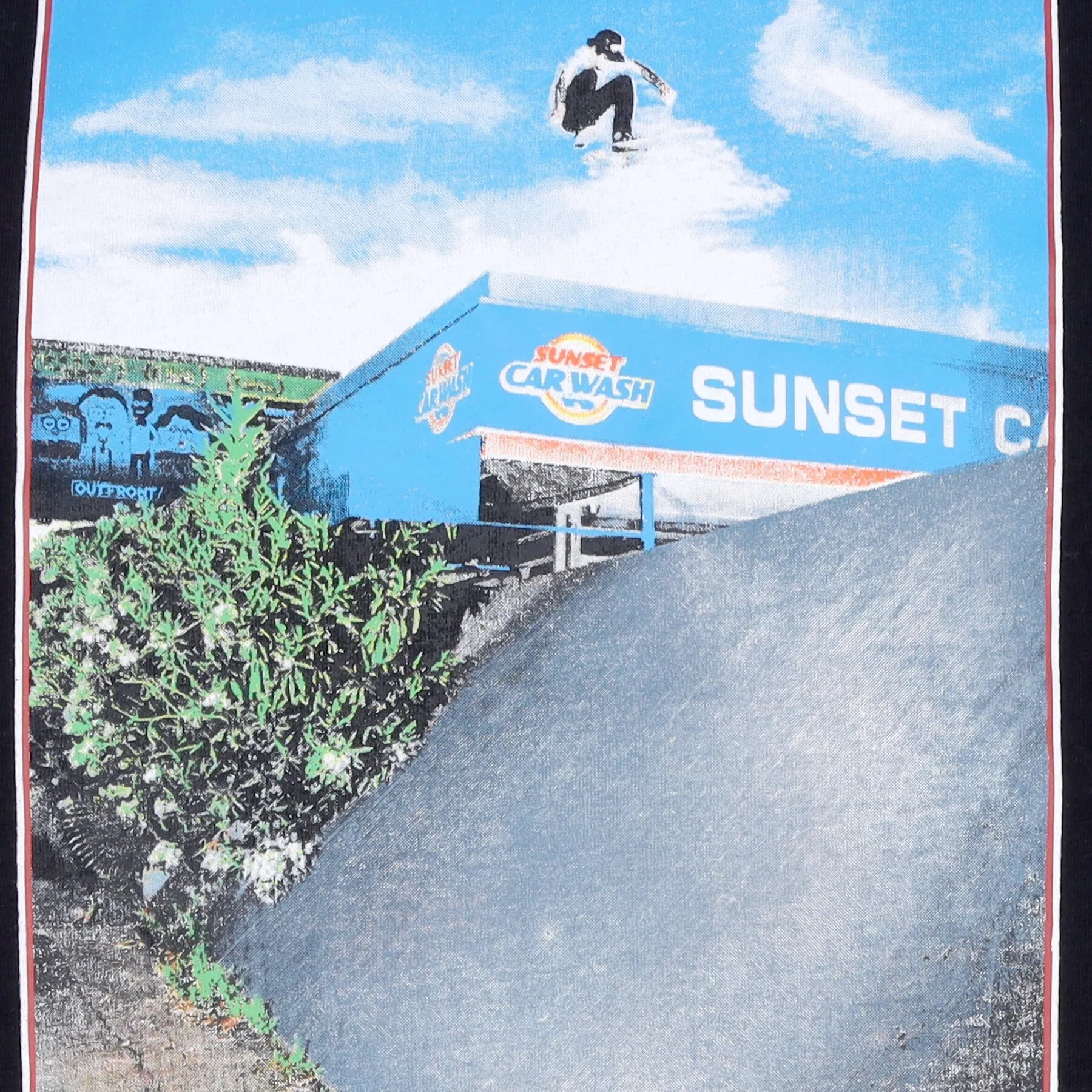 Maglietta Uomo Sunset Carwash Tee Black