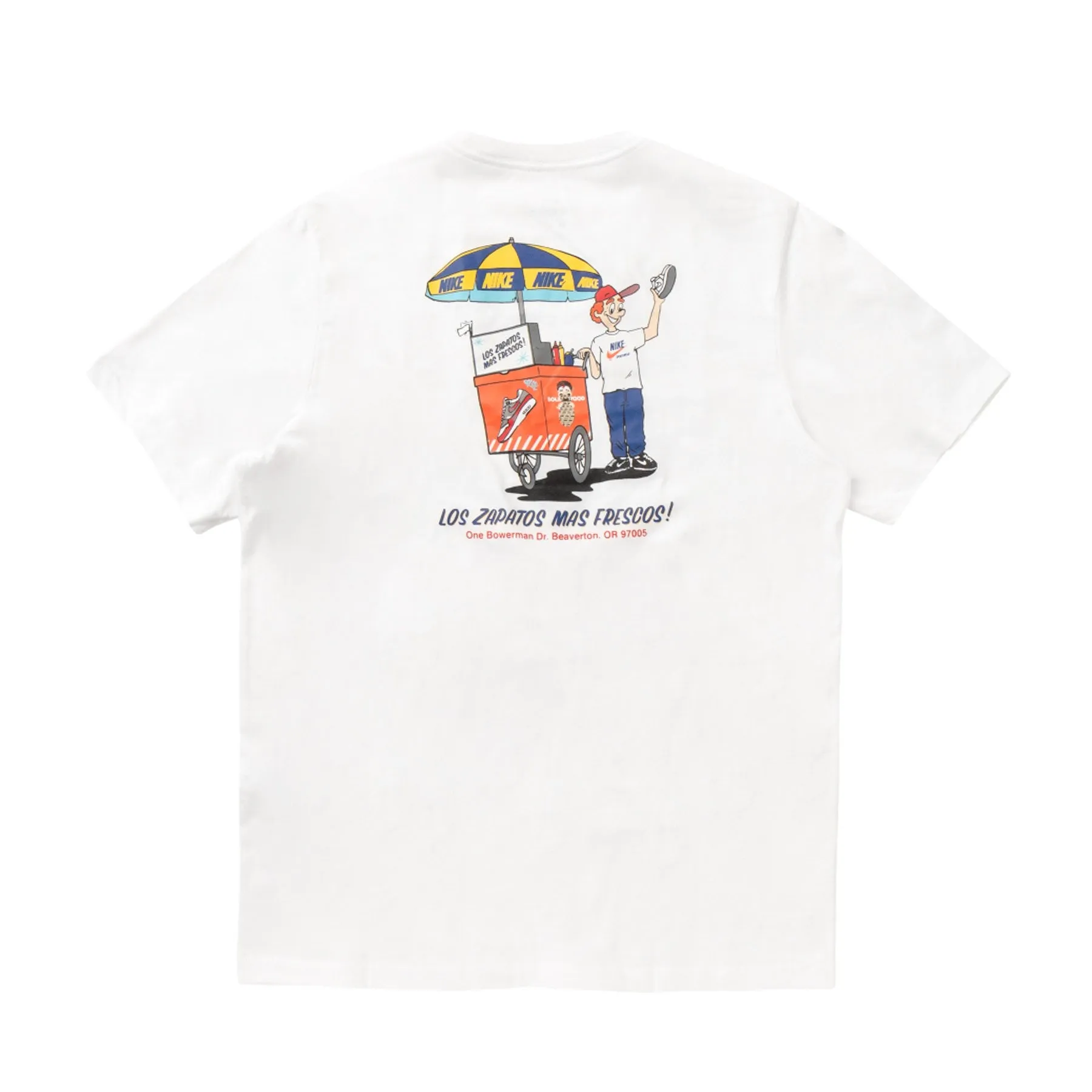 Maglietta Uomo Tee Food Cart White
