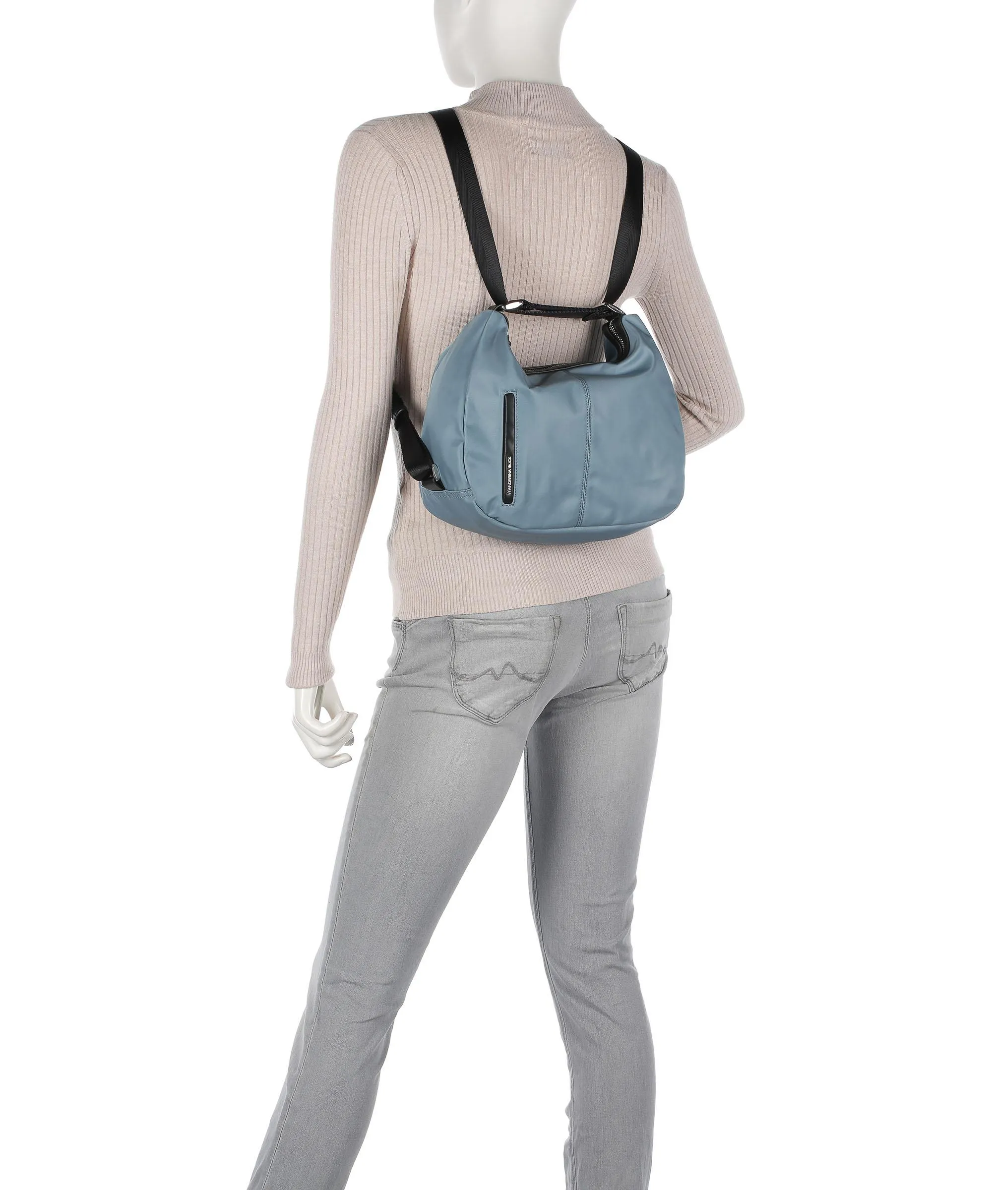  Mandarina Duck Hunter Borsa a tracolla nylon blu-grigio  