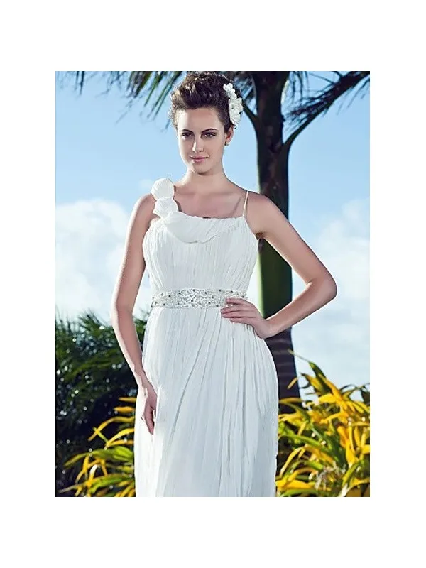 MARCIA - Abito da Sposa a tubino in georgette