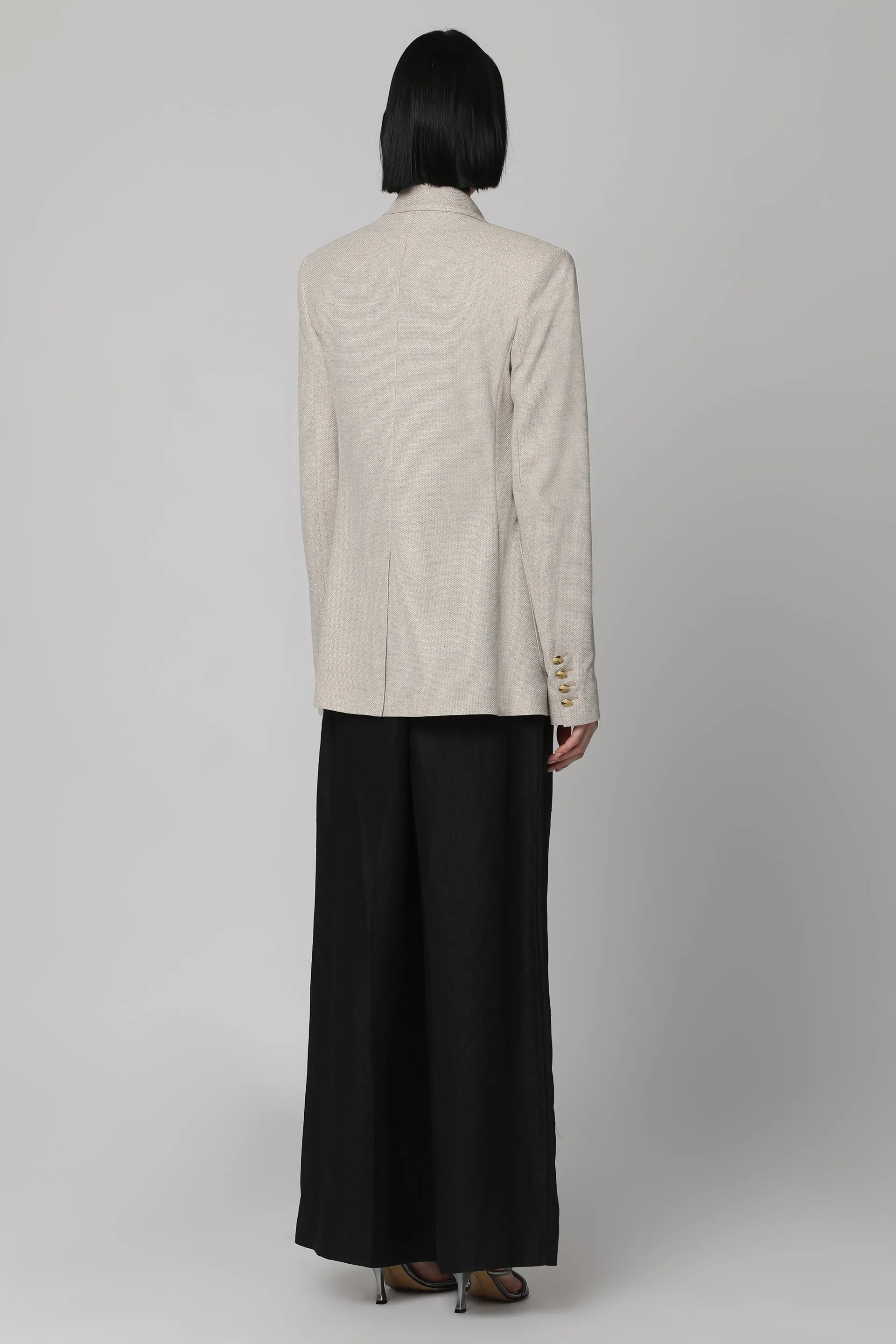 Max Mara Blazer doppiopetto Vanadio in cotone