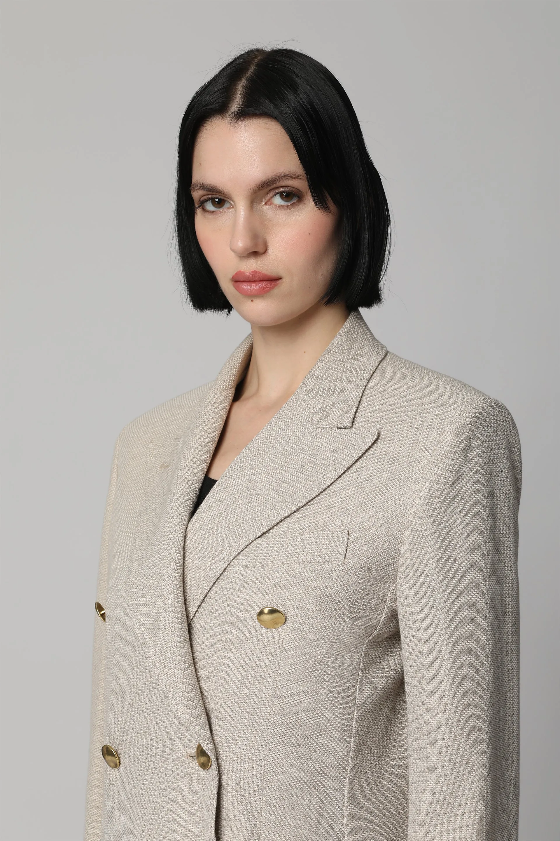 Max Mara Blazer doppiopetto Vanadio in cotone
