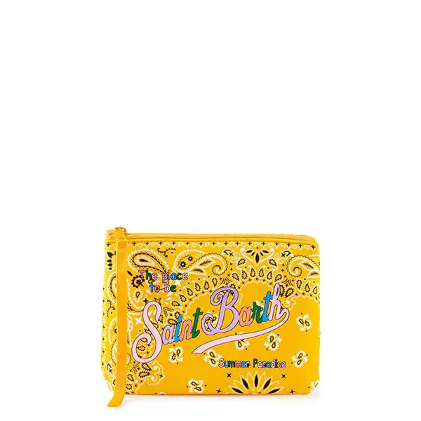 Mc2 Saint Barth clutch bag in Scuba / Yellow
