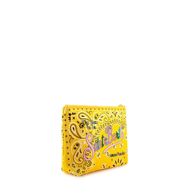Mc2 Saint Barth clutch bag in Scuba / Yellow