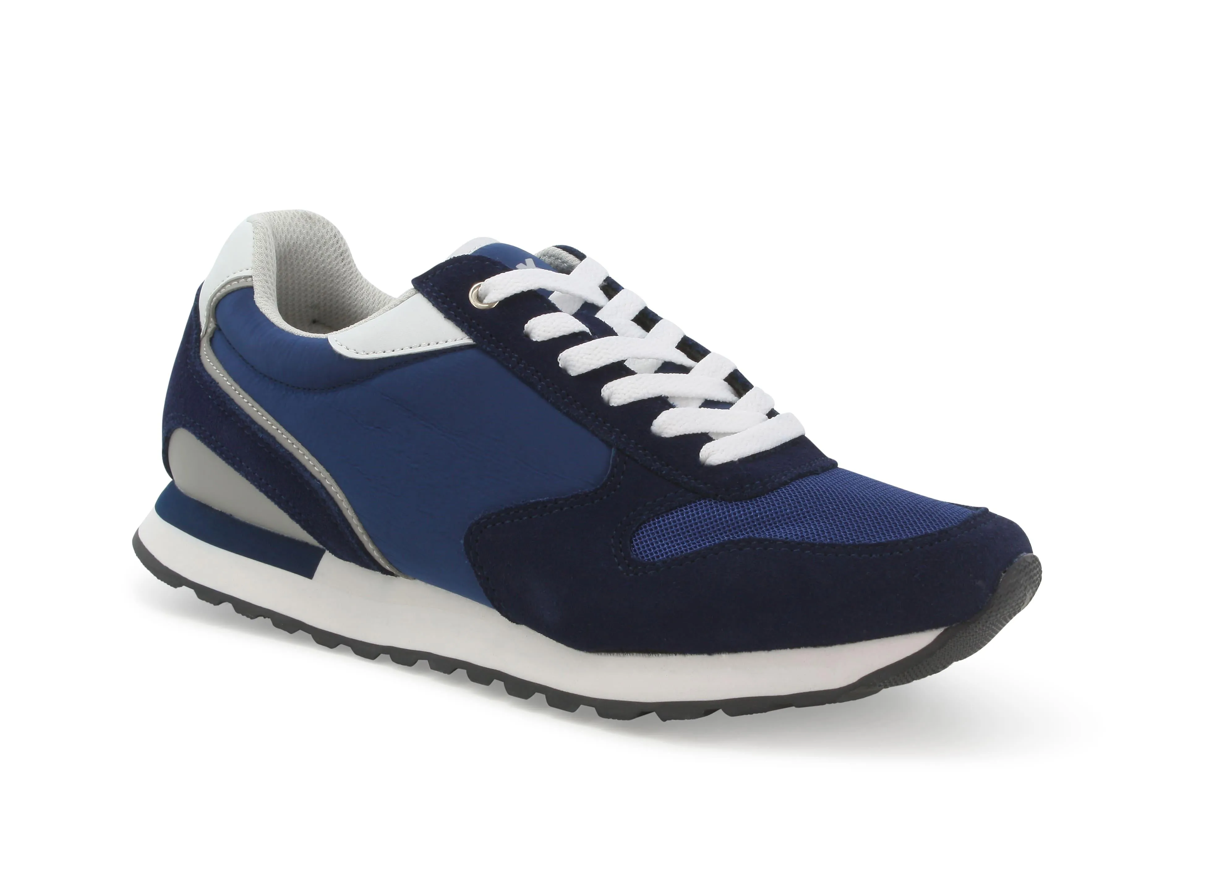 Melluso uomo sneakers in tessuto e camoscio