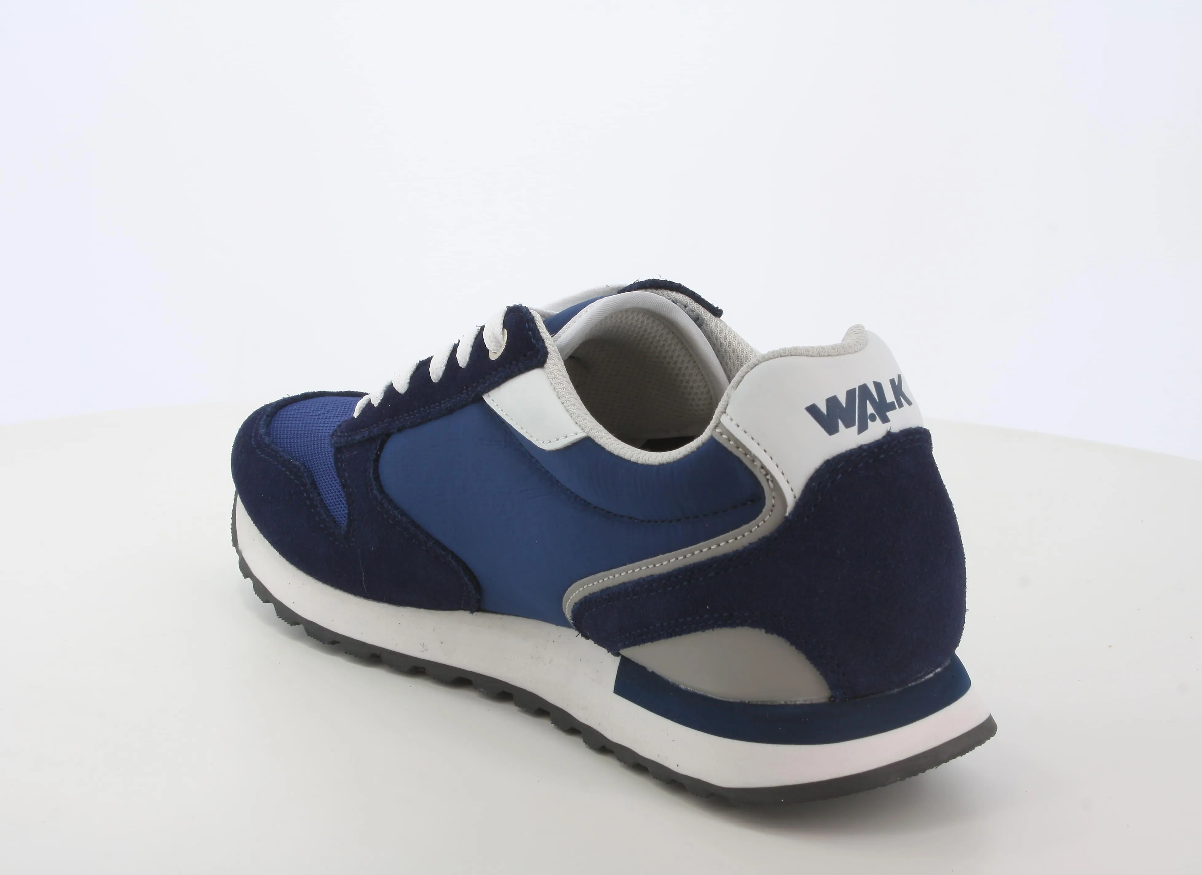 Melluso uomo sneakers in tessuto e camoscio