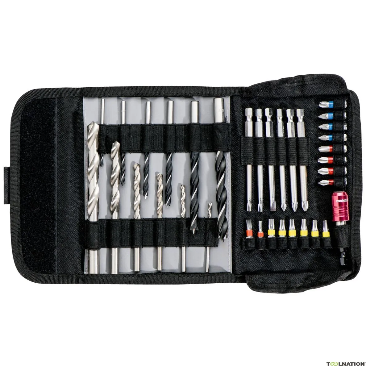 Metabo Accessori 626725000 Borsa a rullo per punte e trapani SP", 35 pezzi