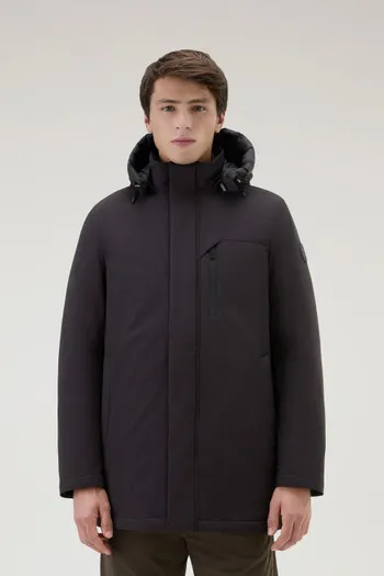 Mountain Parka in nylon elasticizzato                                                                                Black