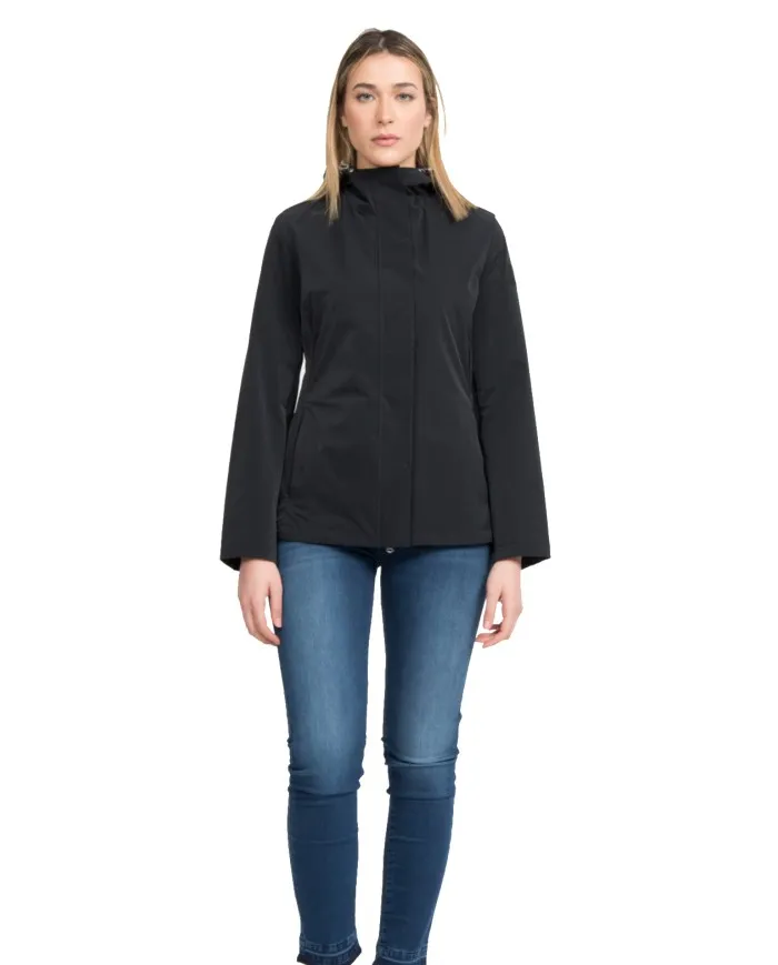 MUSEUM Trench Donna MS22BEDJA23PL062 Ysabel P-EE Impermeabile Bottoni Nero 332 BLACK BEAUTY