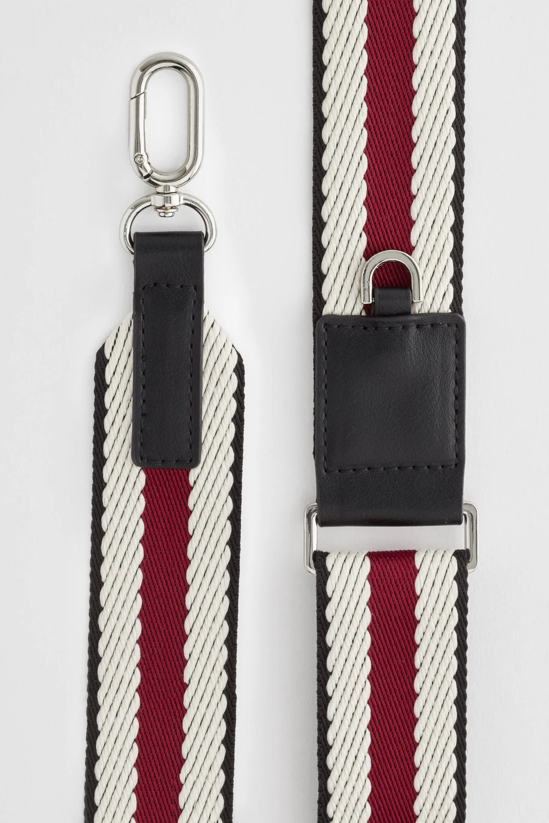 Nero/rosso  - A righe Borsa cinturino a A righe Borsa