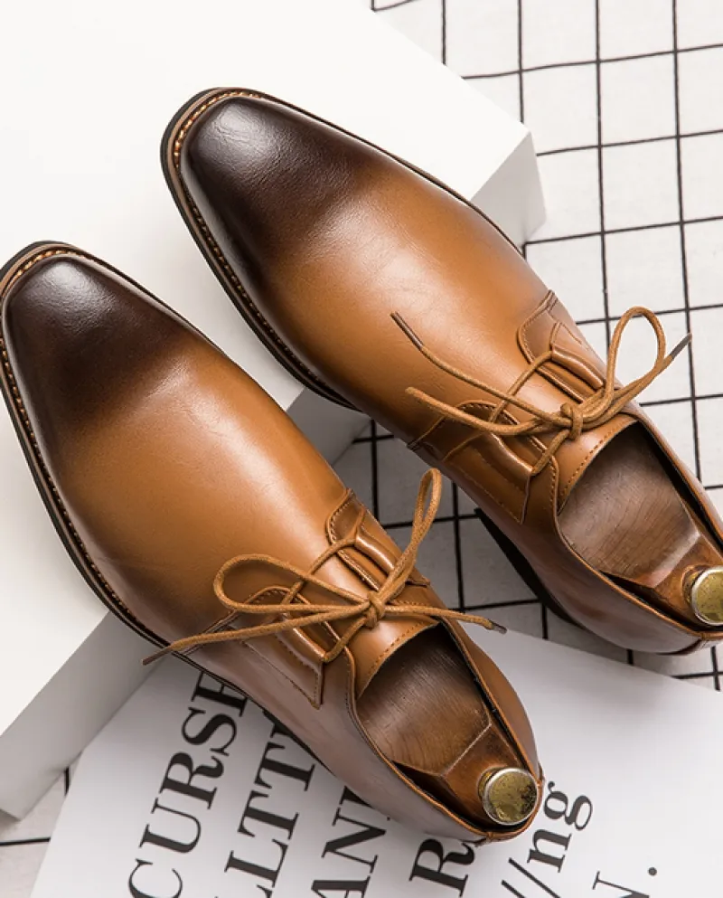 New Fashion Uomo British Two Tone Mixed Oxford Formal Male Wedding Prom Homecoming Groom Shoes Sapato Social Masculinof