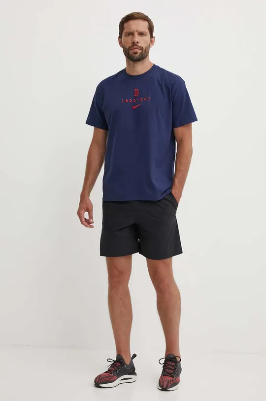 Nike t-shirt in cotone Boston Red Sox
