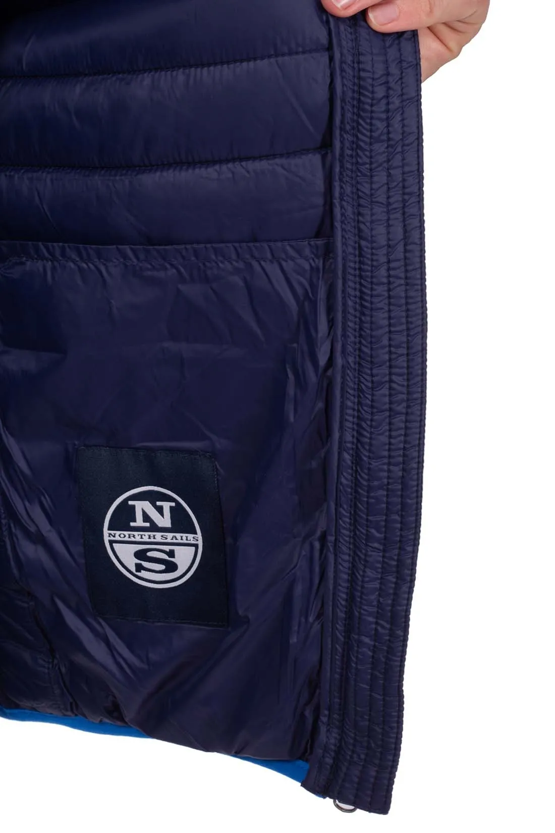 NORTH SAILS Piumino uomo con profili logo
