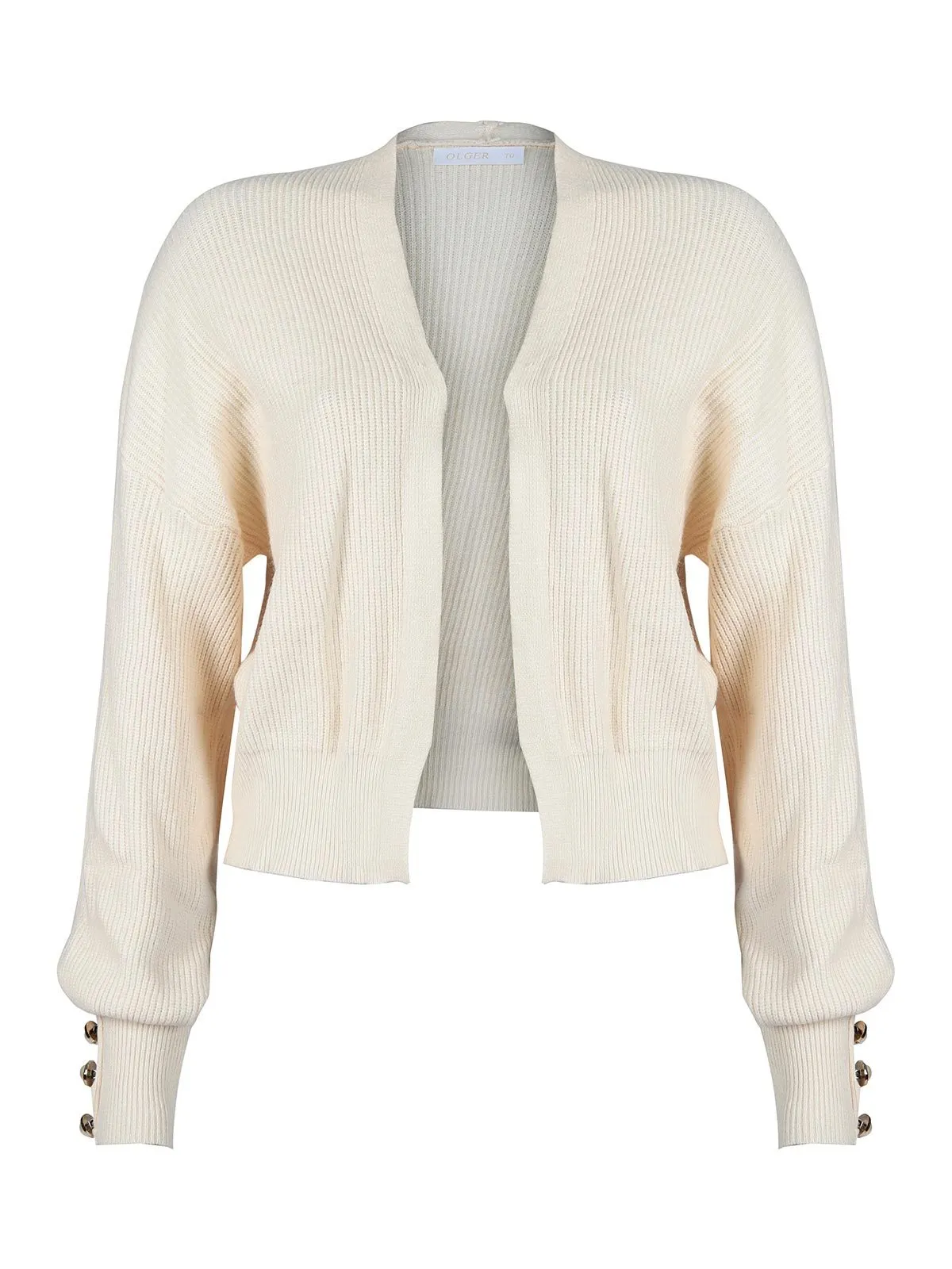 Olger Cardigan femme en maille ajourée