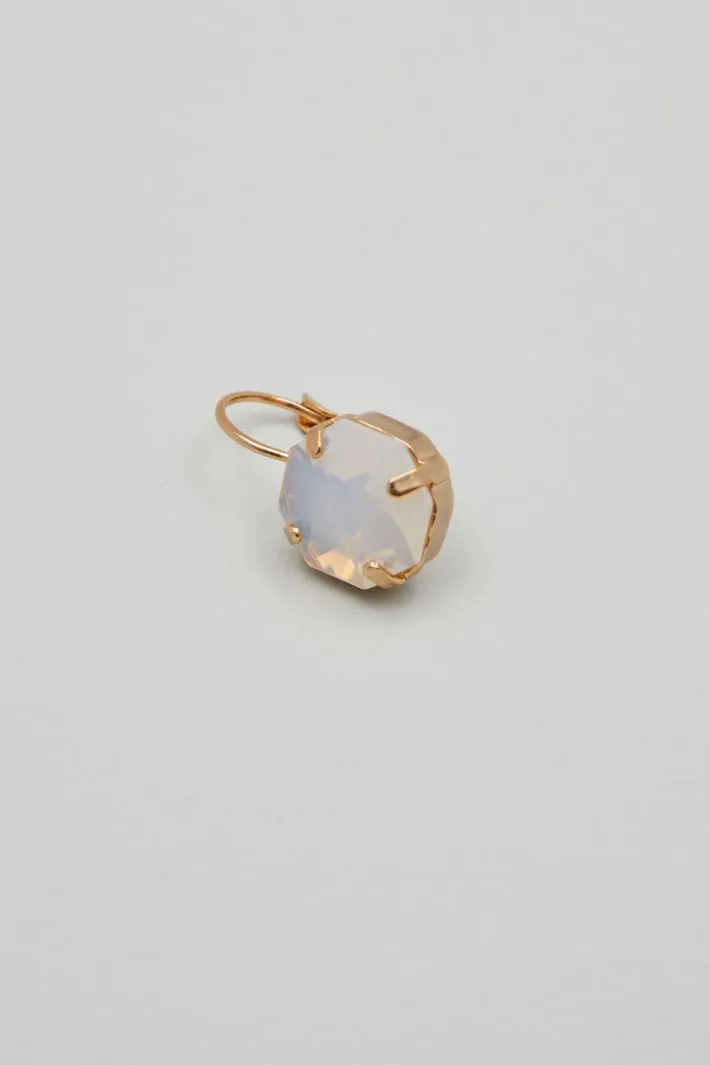 Orecchini con strass geometrici