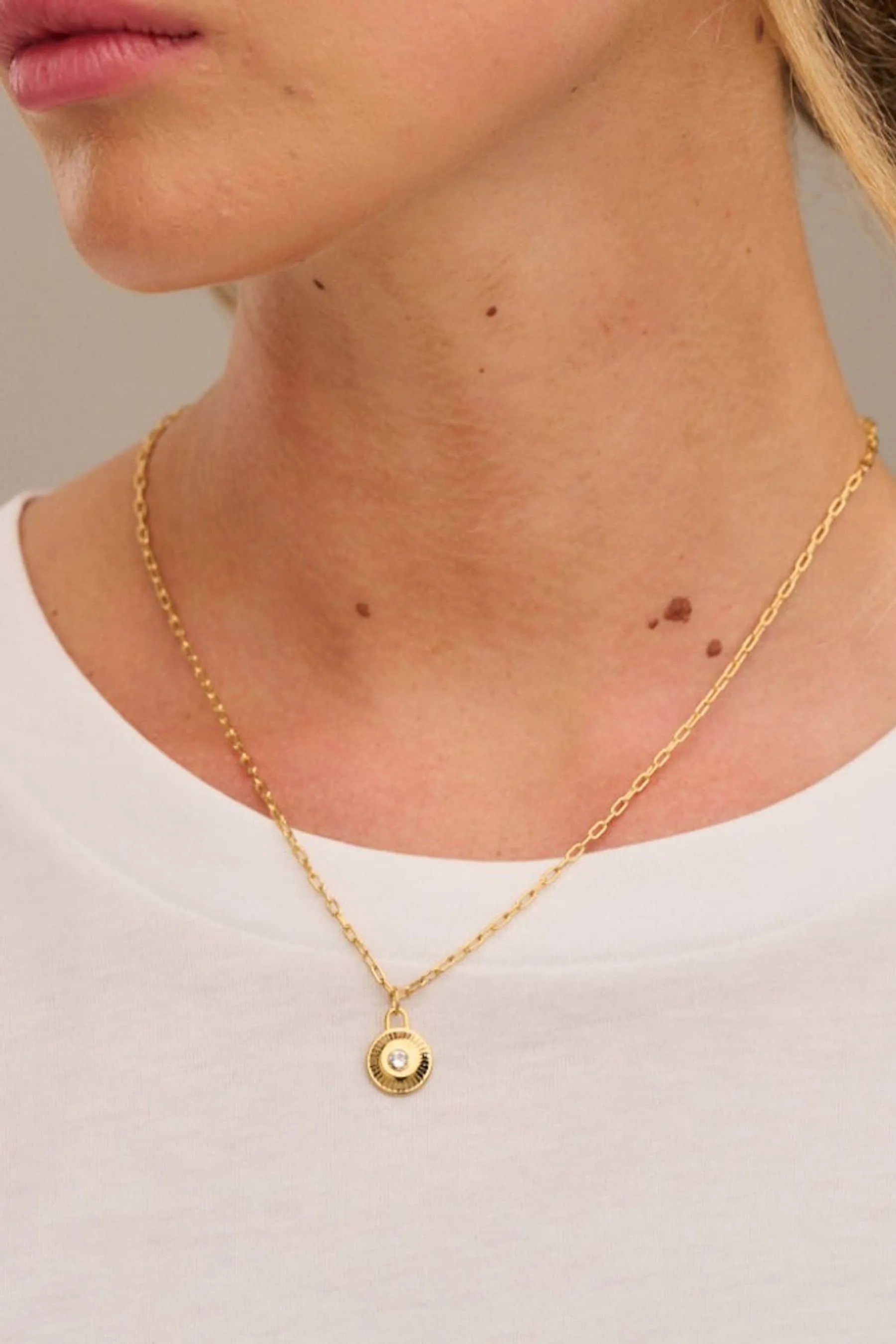 Orelia London April - Collana con disco 