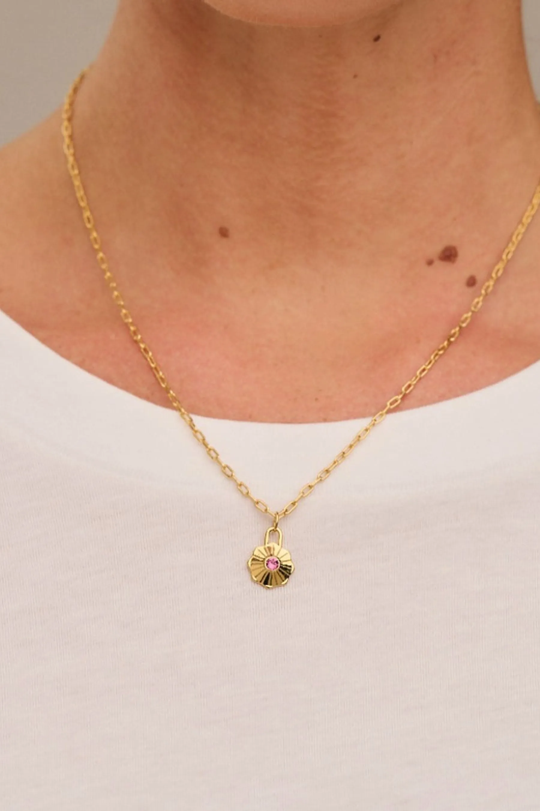 Orelia London June Births - Collana con disco  giugno