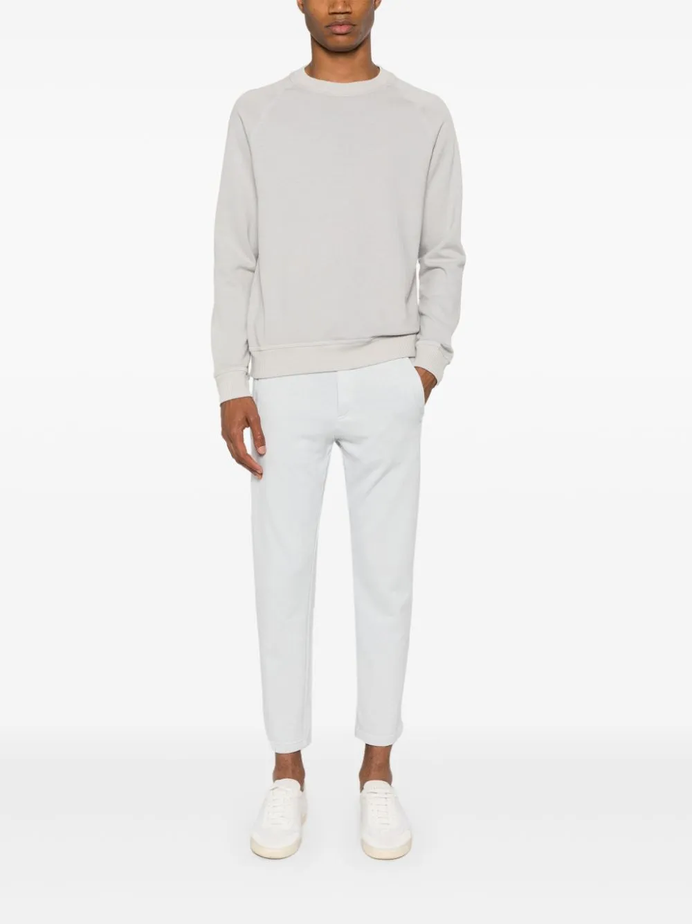 Pantaloni sportivi affusolati in grigio Cruciani - uomo