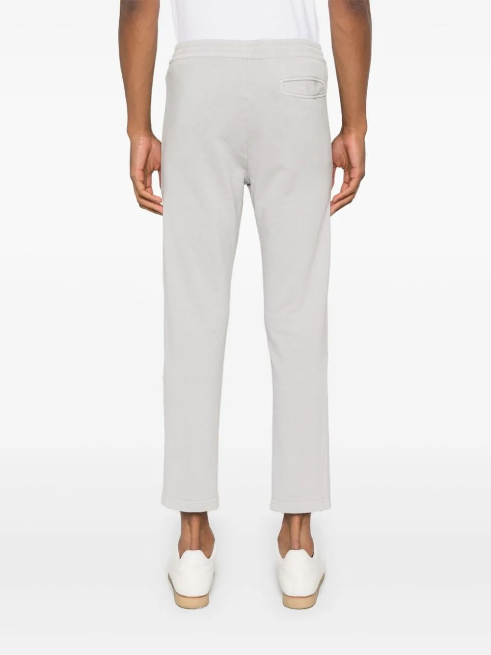 Pantaloni sportivi affusolati in grigio di Cruciani - uomo