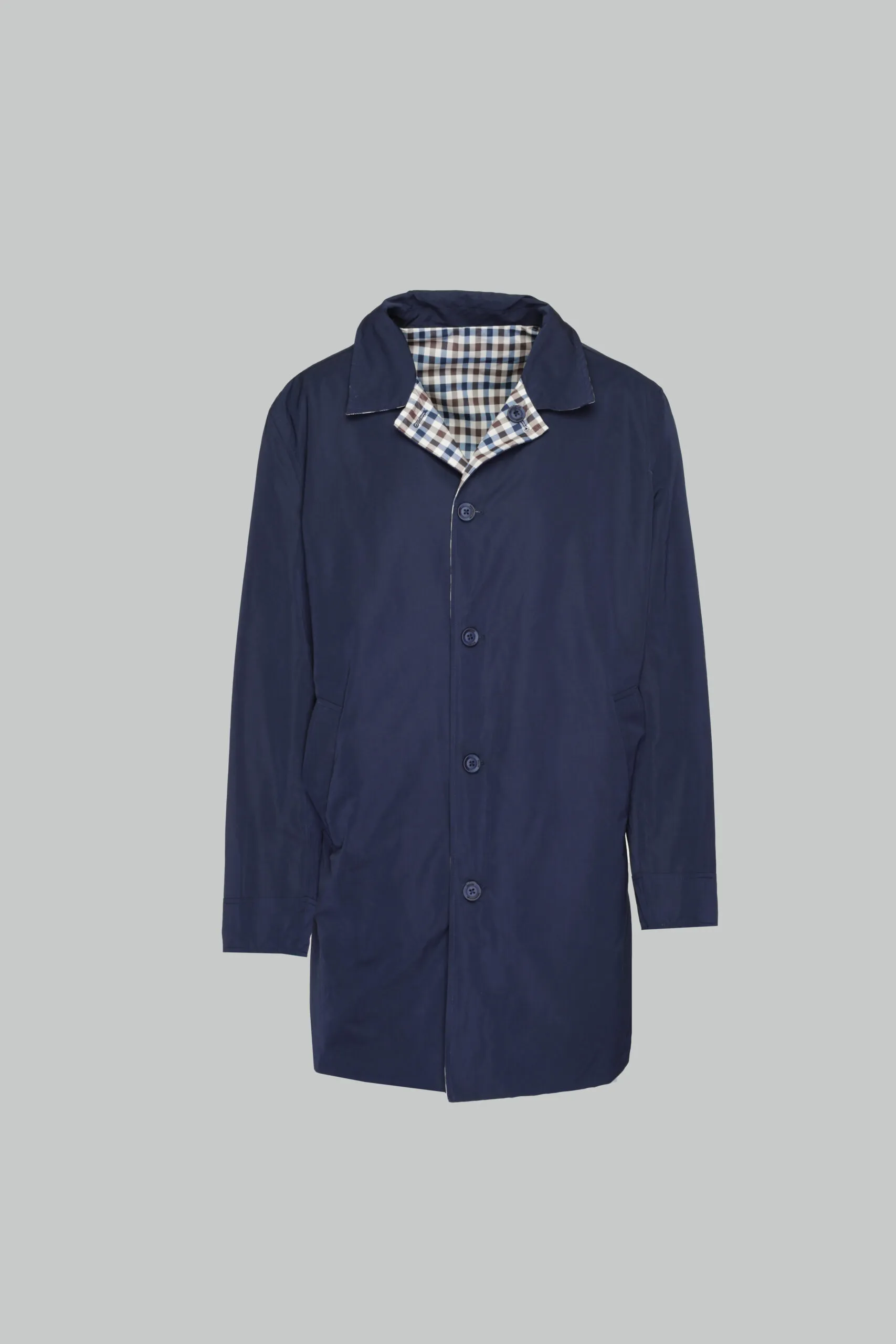 Parka Aquascutum ACTIVE REVERSIBLE TRENCH Blu