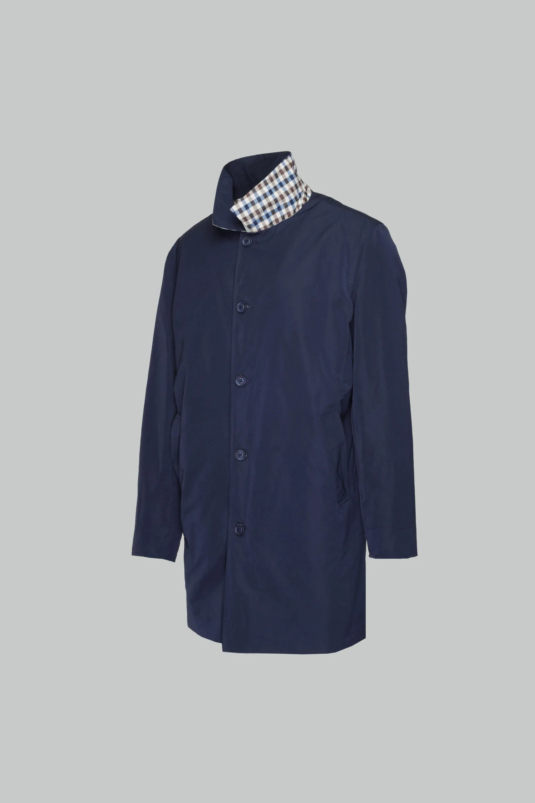 Parka Aquascutum ACTIVE REVERSIBLE TRENCH Blu