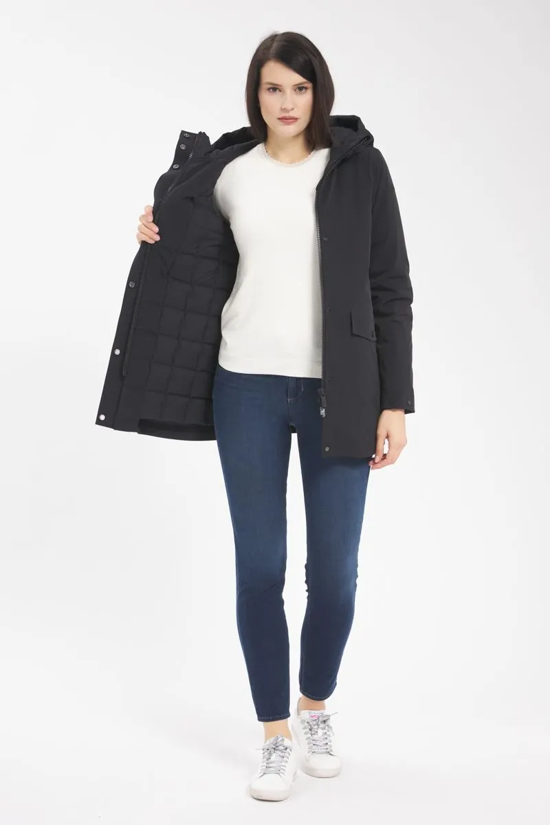 Parka Donna Nero