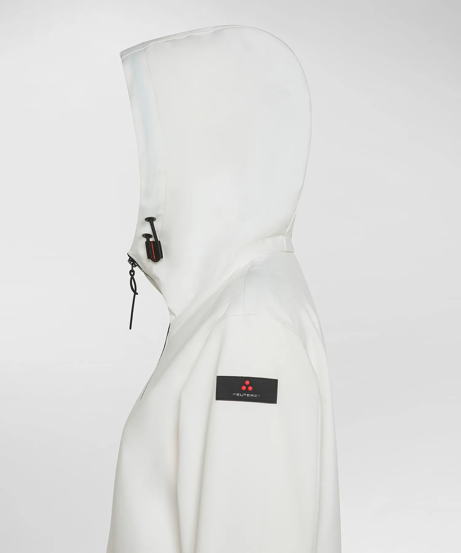 Parka fishtail in nylon stretch
