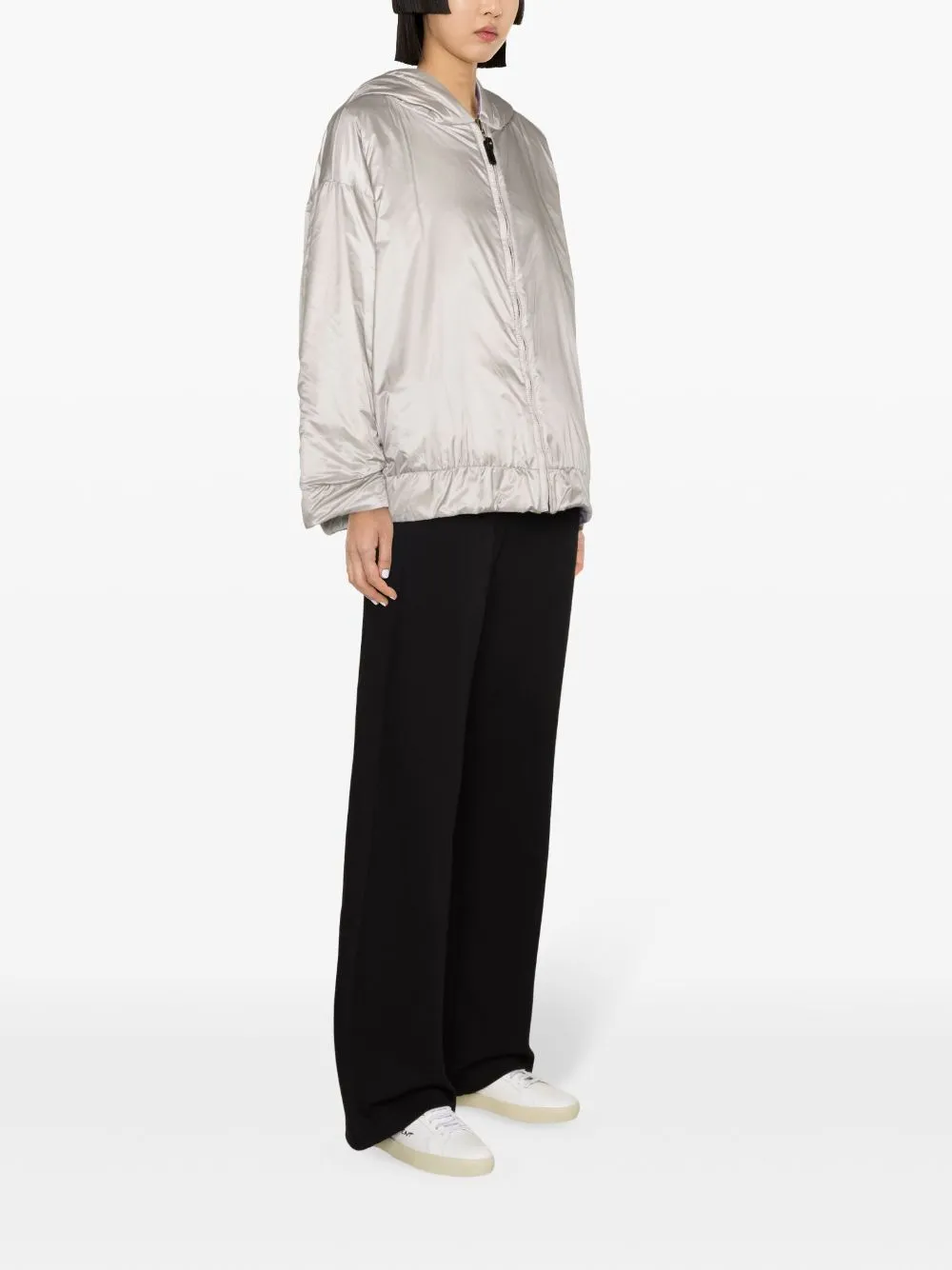 Parka reversibile greenbox in lilla - donna