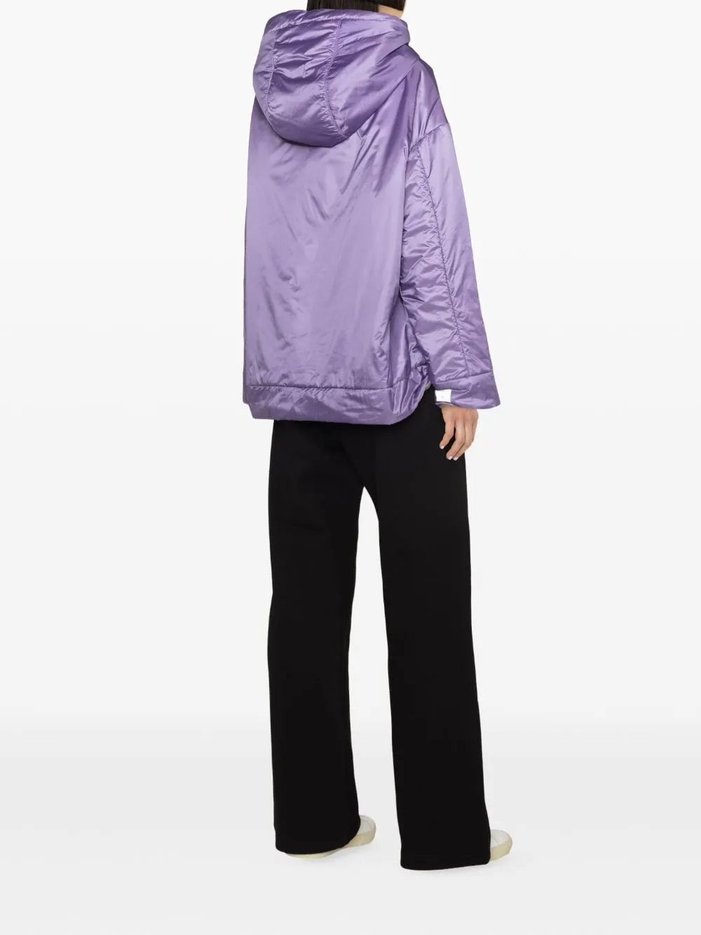 Parka reversibile greenbox in lilla - donna