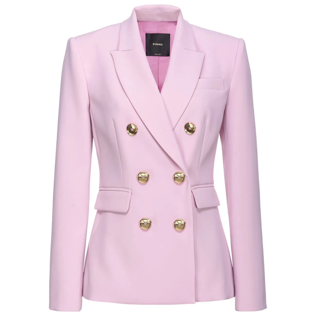 Pinko blazer doppiopetto rosa