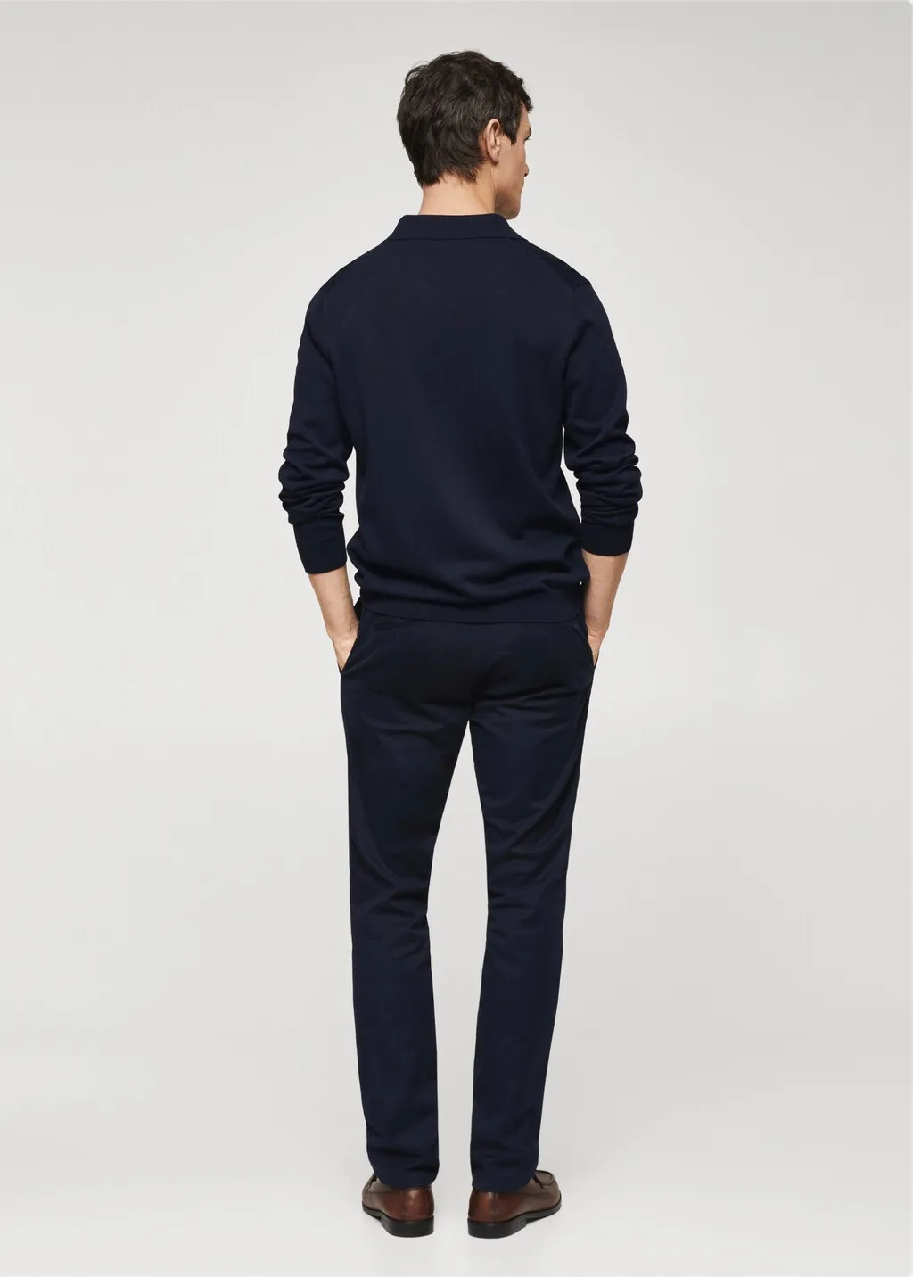 Polo maglia maniche lunghe