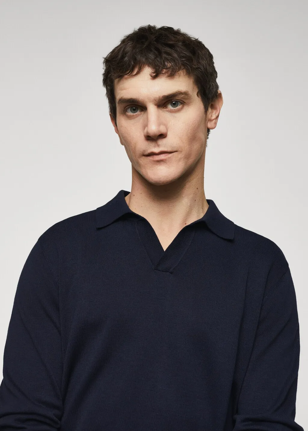 Polo maglia maniche lunghe