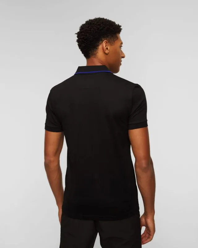 Polo nera da uomo Hugo Boss Paddy