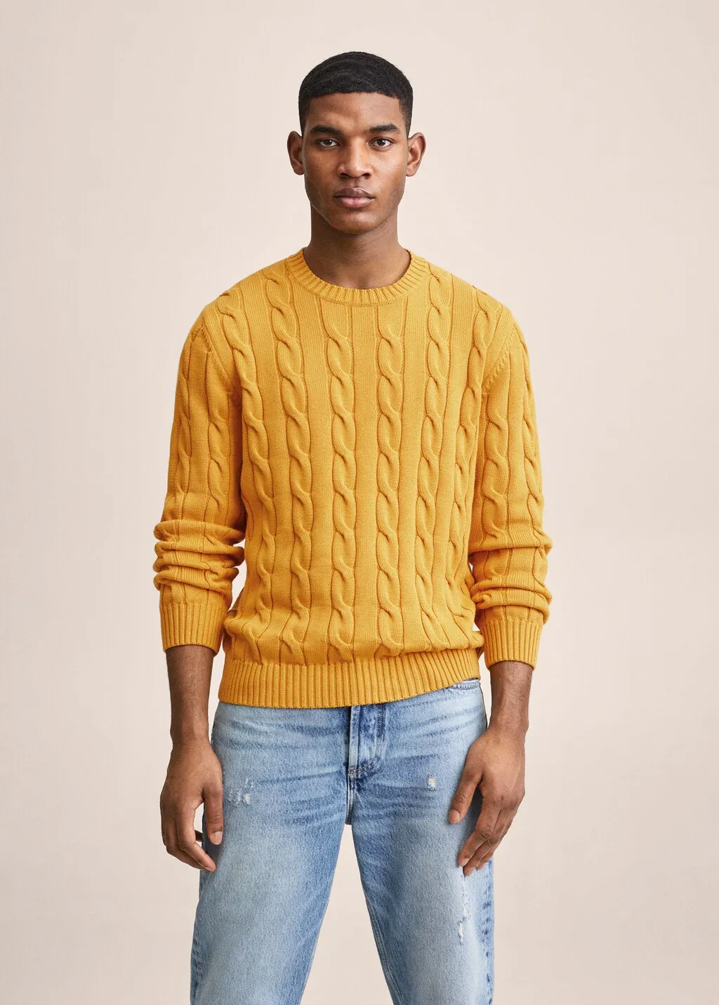 Pullover cotone intrecciato
