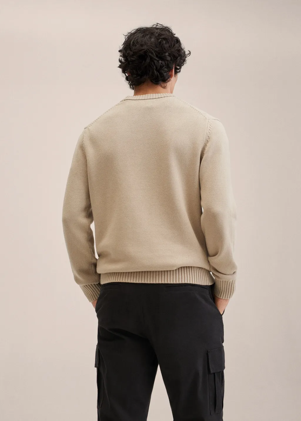 Pullover cotone testurizzato