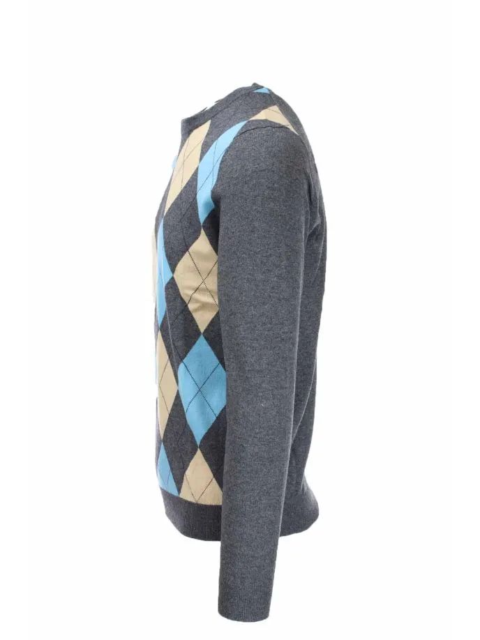 Pullover girocollo rombi