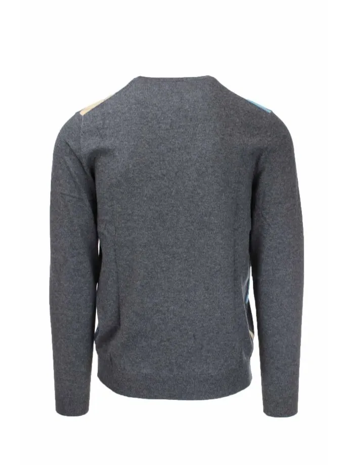 Pullover girocollo rombi
