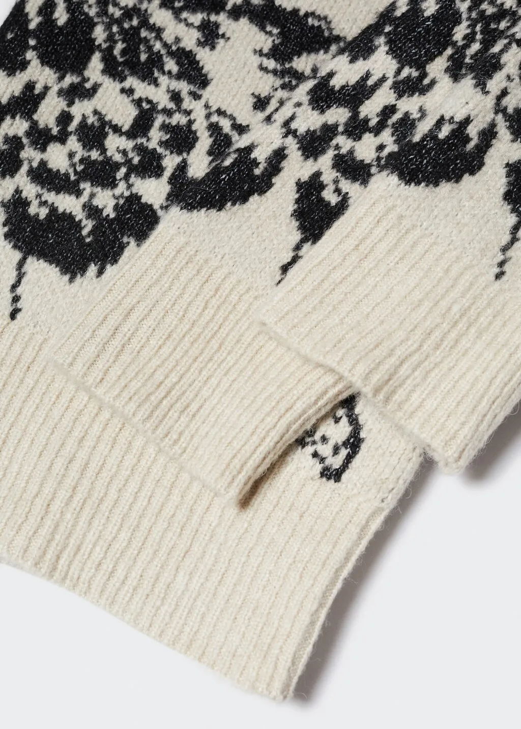 Pullover maglia fiori