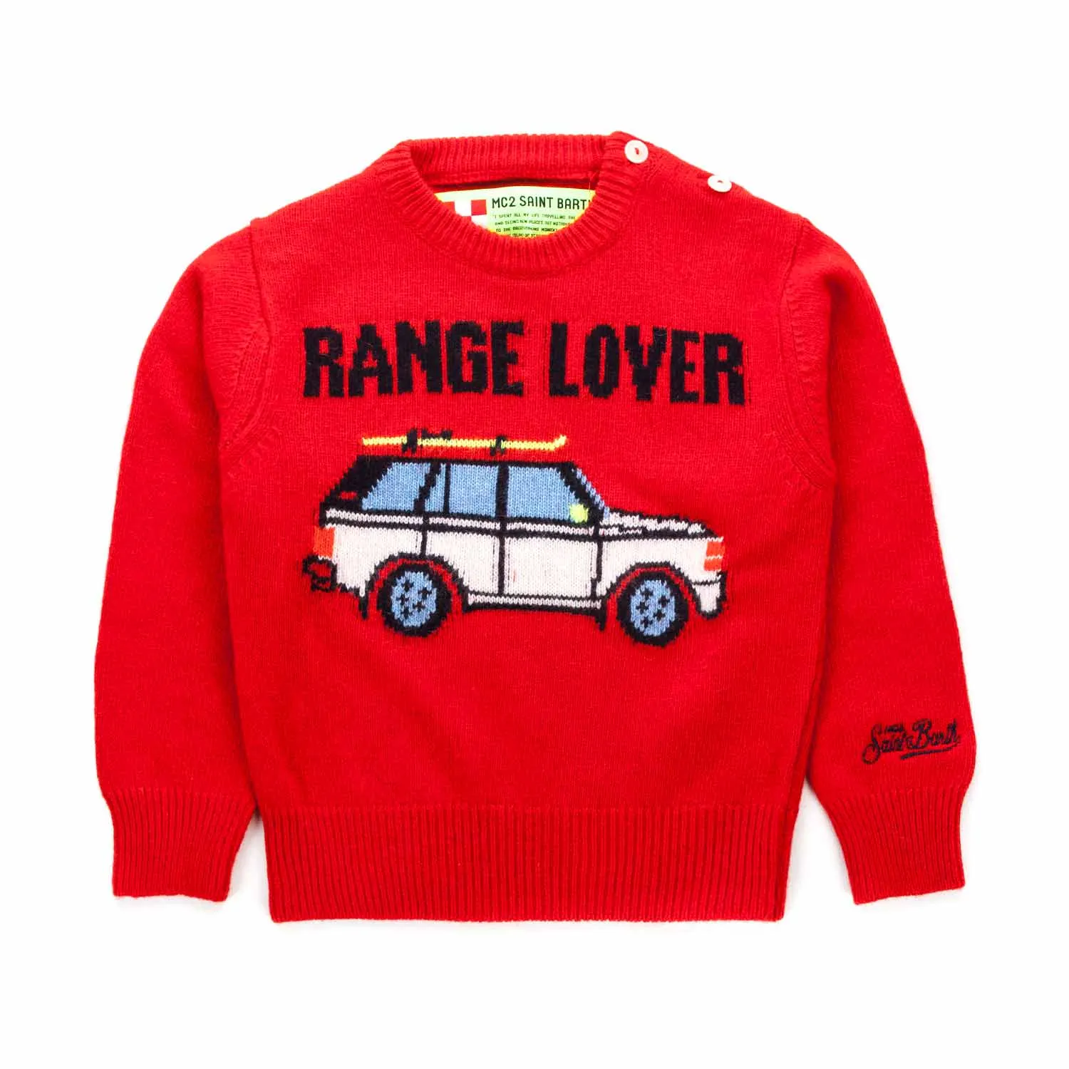 Pullover Rosso Bimbo