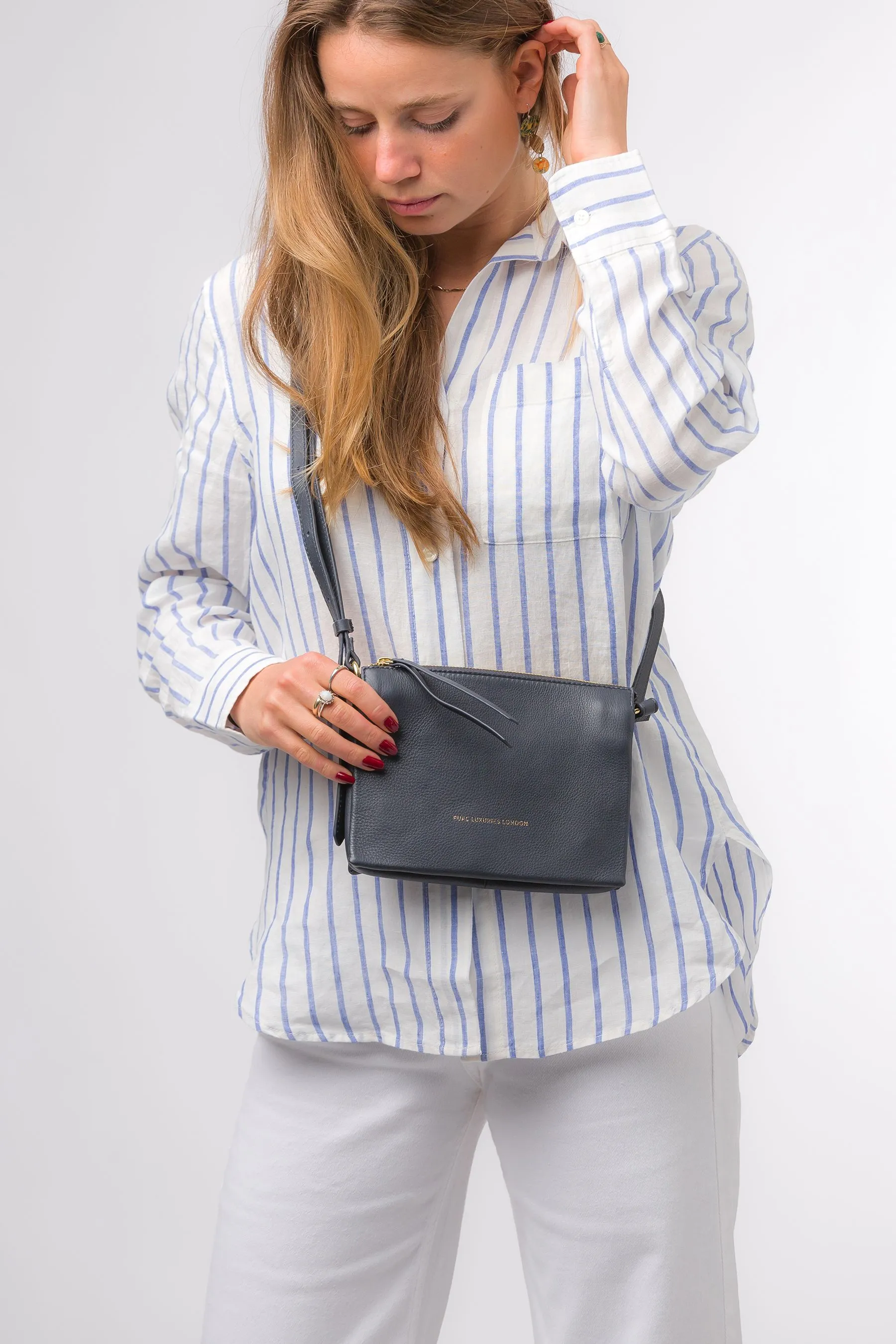 Pure Luxuries London - Niki - Borsa a tracolla in pelle nappa