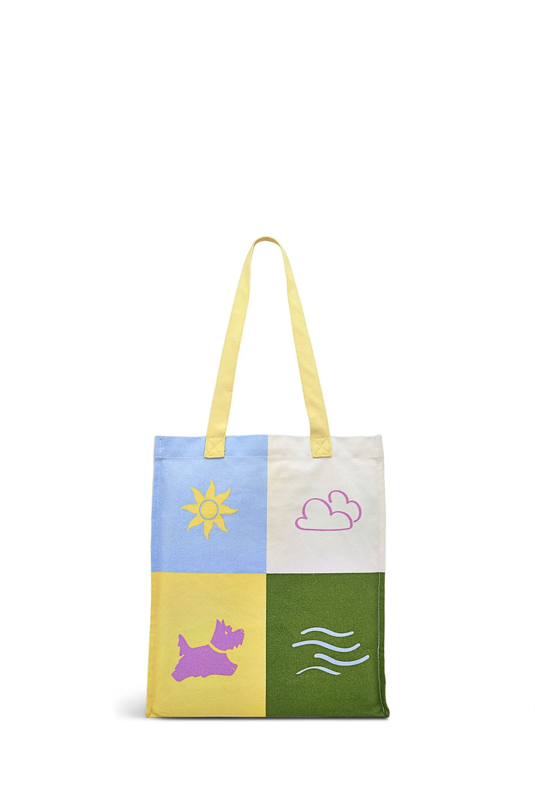 Radley London - Giallo - Summer Craft - Borsa tote media con Borsa