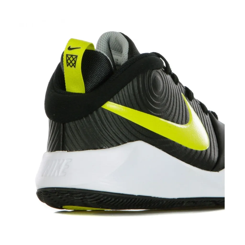 scarpa alta ragazzo team hustle d9 gs BLACK/HIGH VOLTAGE/LT SMOKE GREY