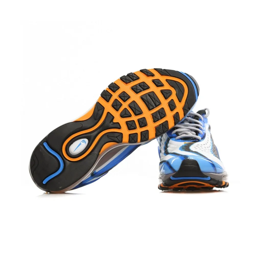 SCARPA BASSA AIR MAX DELUXE PHOTOBLUE/WOLFGREY/ORANGE PEEL/BLACK