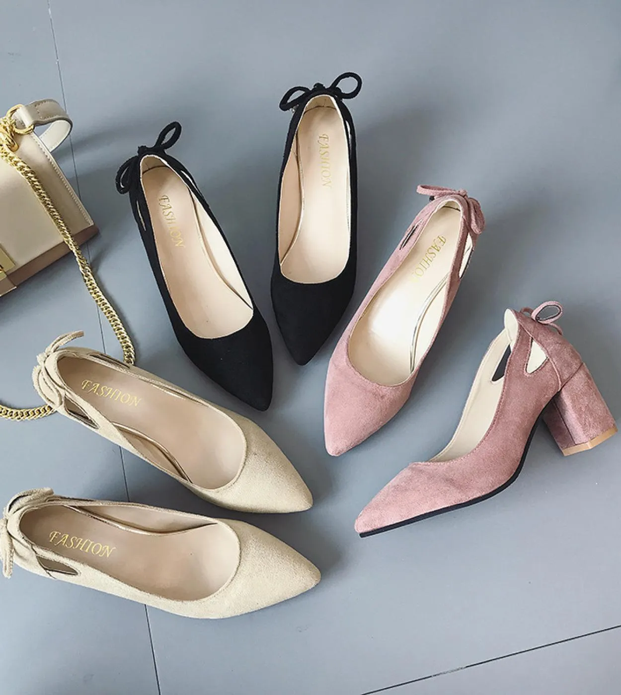 Scarpe da donna Décolleté con tacco alto Décolleté con tacco alto Donna 2023 Nuove scarpe a punta