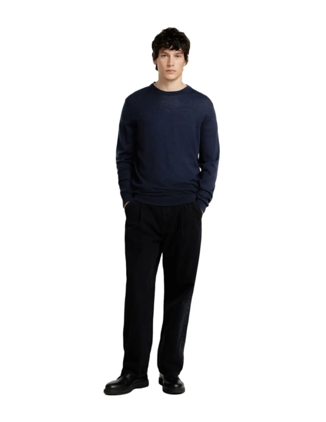 SELECTED PULLOVER UOMO SLHTRAY LS KNIT MERINO CREW