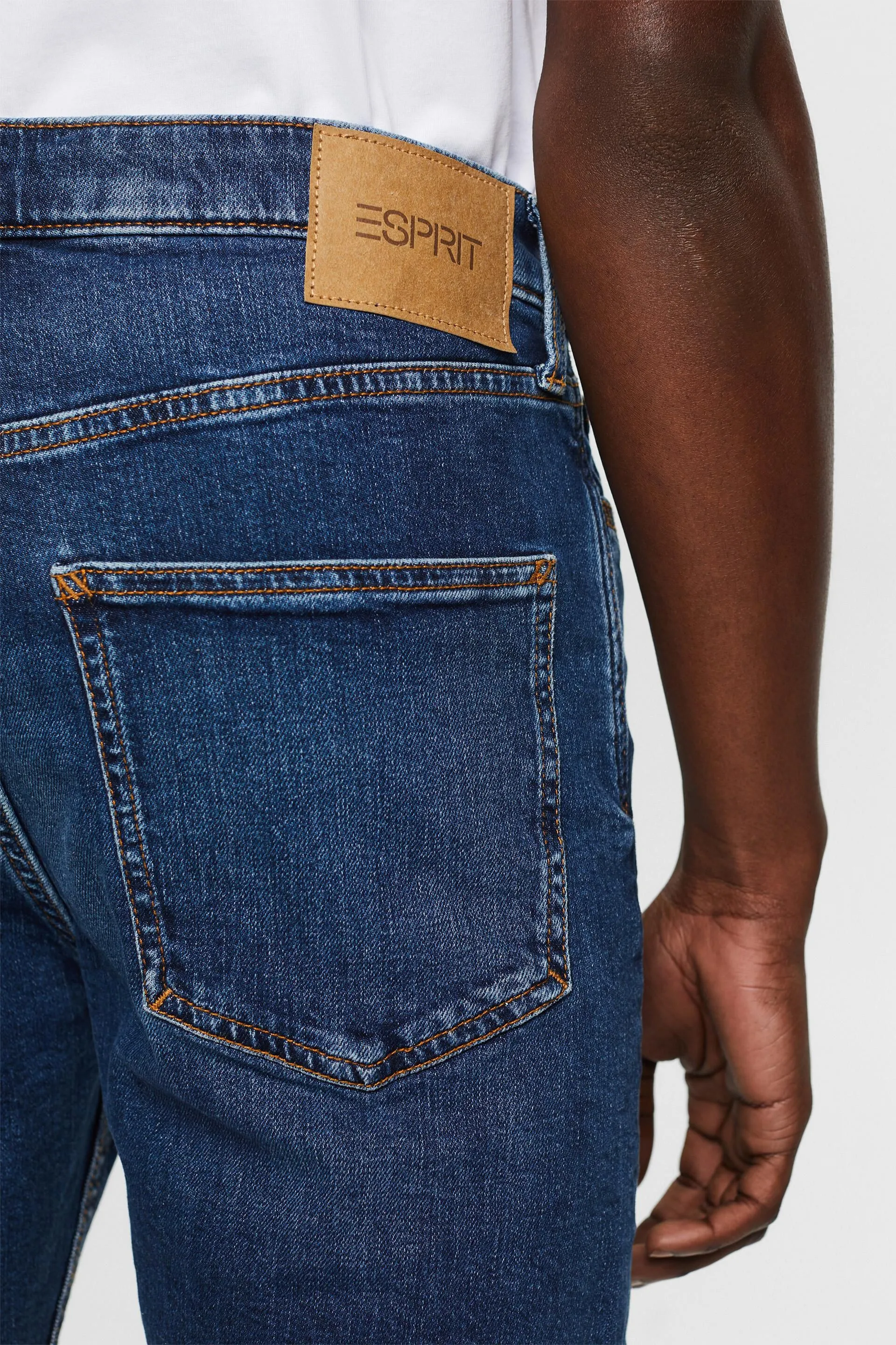 Shorts in denim dritti a vita media